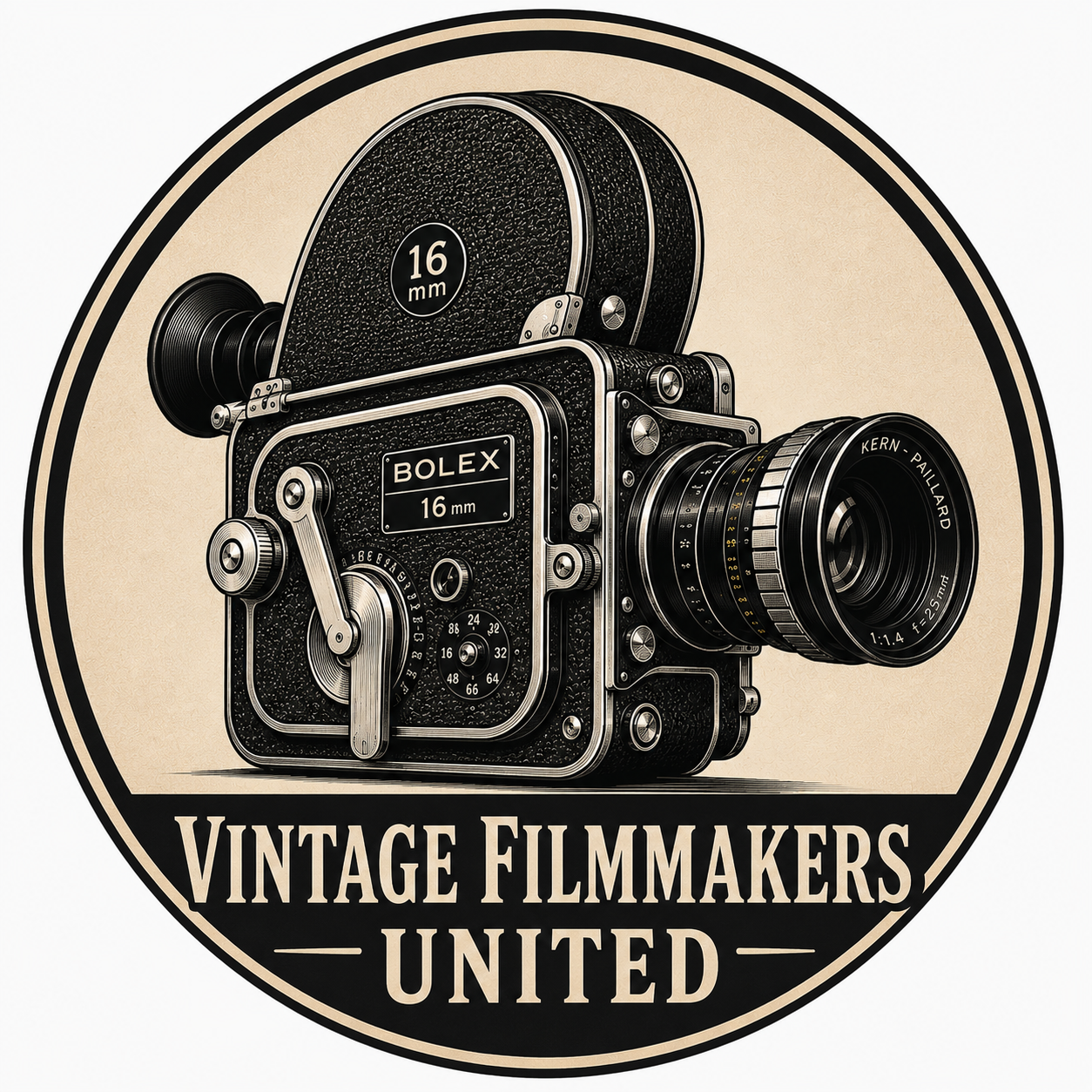 Vintage Filmmakers United logo